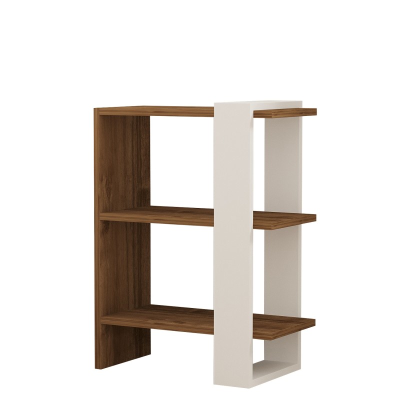 Bookshelf Gaye - Walnut, White Walnut
White