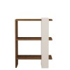 Bookshelf Gaye - Walnut, White Walnut
White