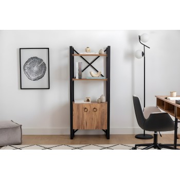 Bookshelf Milano Atlantic Pine
Black