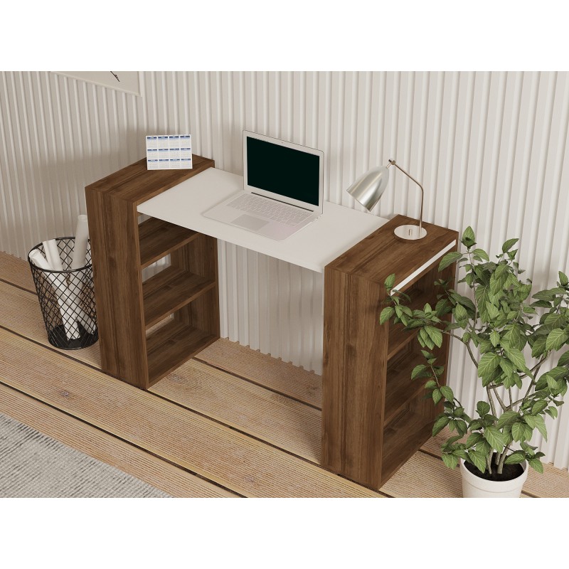 Study Desk Handy - Walnut, White Walnut
White