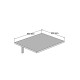 Folding Table Nur - White White