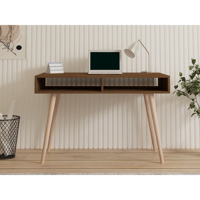 Study Desk Novo - Walnut Walnut