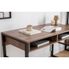 Hanah Home Study Desk Nove - Walnut Walnut