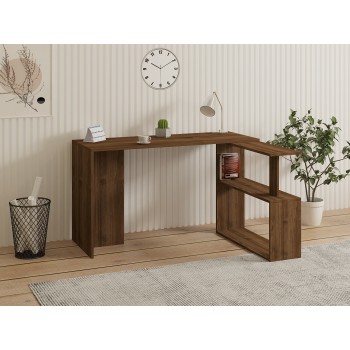 Study Desk Cayko - Walnut Walnut