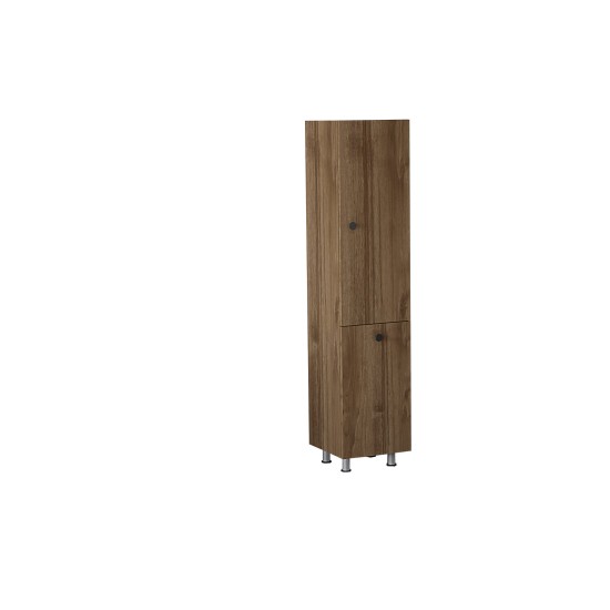 Ντουλάπι Μπάνιου - Lipa - Χρώμα Καρυδί - 35x31.9x154.8εκ