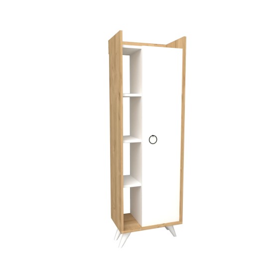 Multi Purpose Cabinet Ilgım Oak
White
