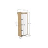 Multi Purpose Cabinet Ilgım Oak
White