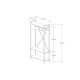 Hall Stand Alfa - Sapphire Sapphire Hall Stand Alfa - Sapphire Sapphire