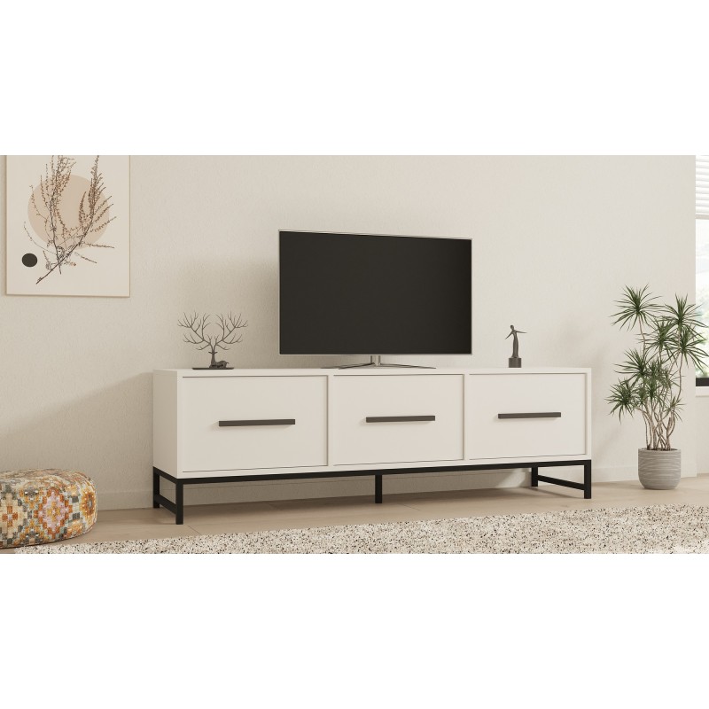 TV Stand Melody - White White