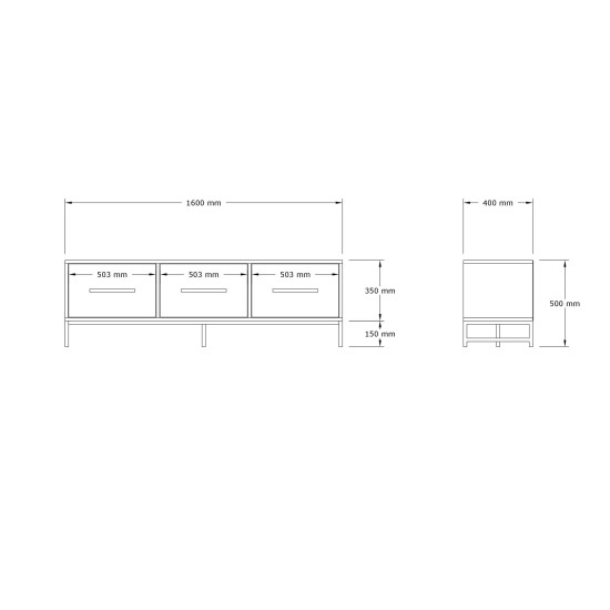 TV Stand Melody - Walnut Walnut TV Stand Melody - Walnut Walnut