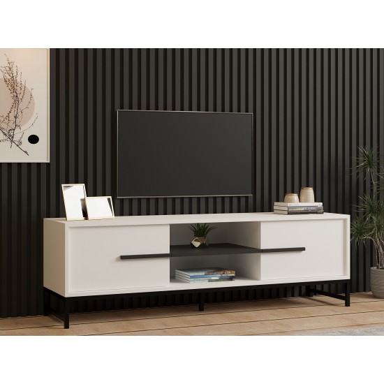 TV Stand Mono - White White TV Stand Mono - White White