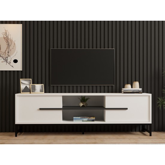 TV Stand Mono - White White TV Stand Mono - White White
