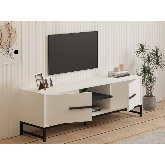 TV Stand Mono - White White TV Stand Mono - White White