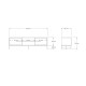 TV Stand Mono - Walnut Walnut
