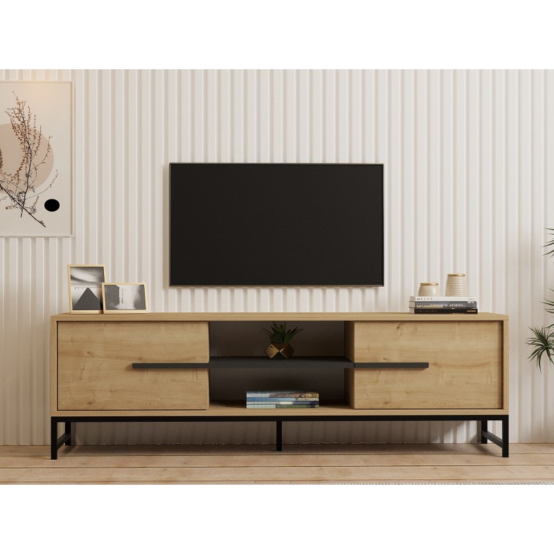 TV Stand Mono - Sapphire Oak Sapphire Oak