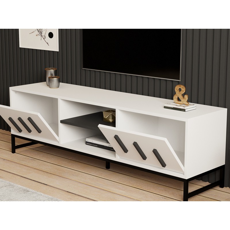 TV Stand Shape - White White