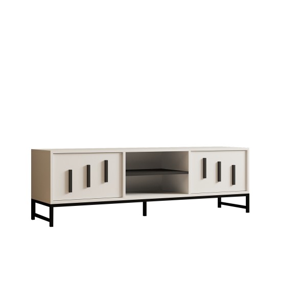 TV Stand Shape - White White TV Stand Shape - White White
