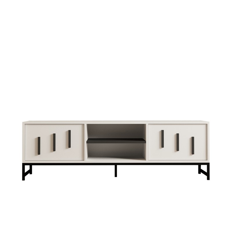 TV Stand Shape - White White