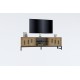 TV Stand Shape - Sapphire Oak Sapphire Oak TV Stand Shape - Sapphire Oak Sapphire Oak