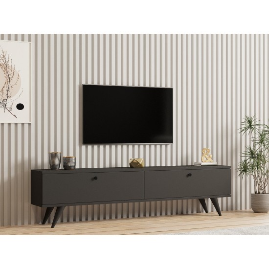 TV Stand Paris - Anthracite Anthracite Hanah Home TV Stand Paris - Anthracite Anthracite
