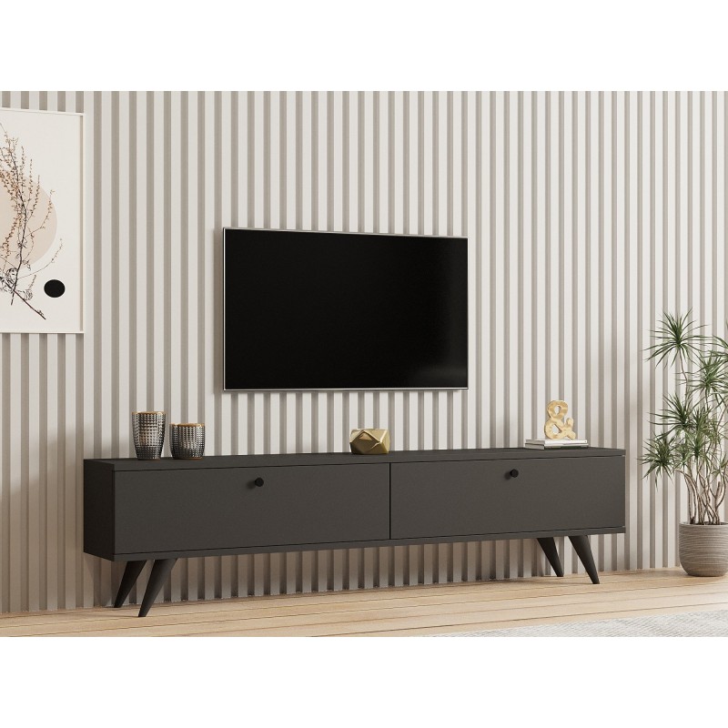 Hanah Home TV Stand Paris - Anthracite Anthracite