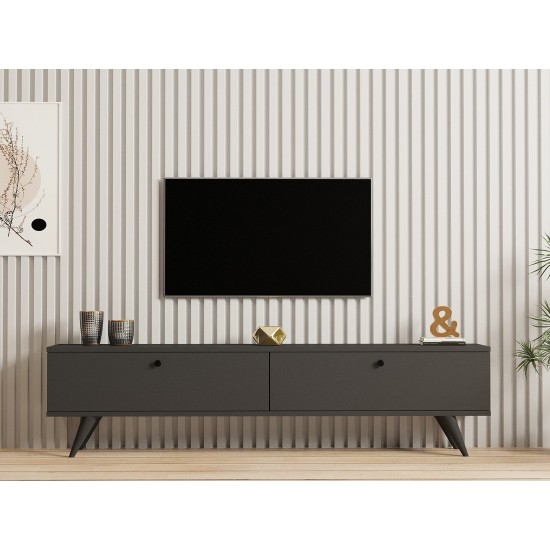 TV Stand Paris - Anthracite Anthracite Hanah Home TV Stand Paris - Anthracite Anthracite
