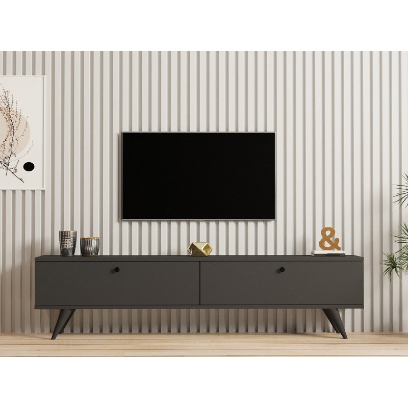 Hanah Home TV Stand Paris - Anthracite Anthracite