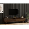 Hanah Home TV Stand Paris - Walnut Walnut