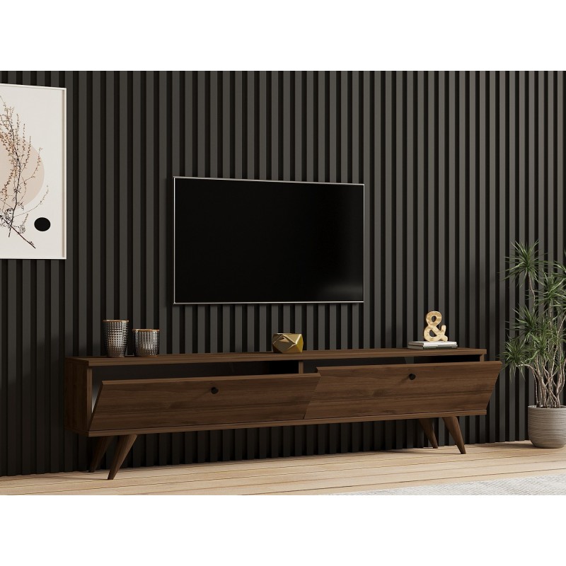 Hanah Home TV Stand Paris - Walnut Walnut