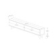 TV Stand Paris - Walnut Walnut Hanah Home TV Stand Paris - Walnut Walnut