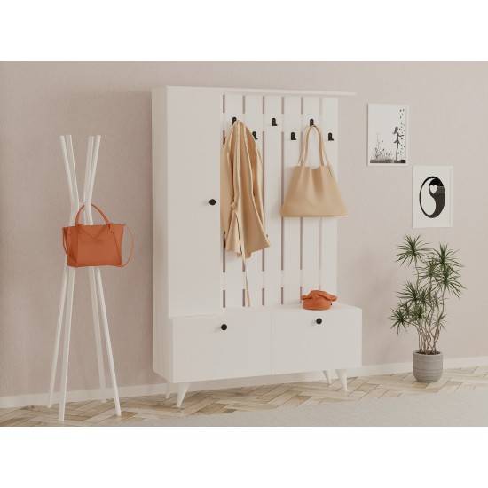 Hall Stand Lala - White White Hall Stand Lala - White White