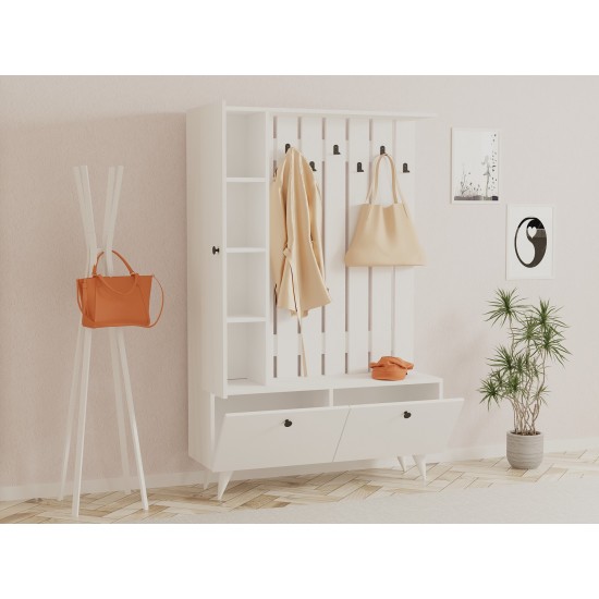 Hall Stand Lala - White White Hall Stand Lala - White White