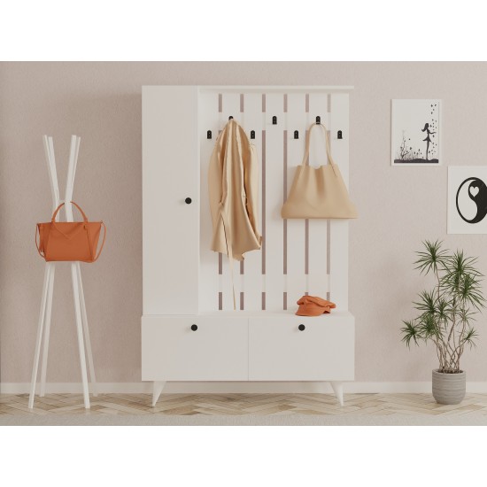 Hall Stand Lala - White White Hall Stand Lala - White White