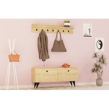 Hall Stand Rupa - Oak Oak