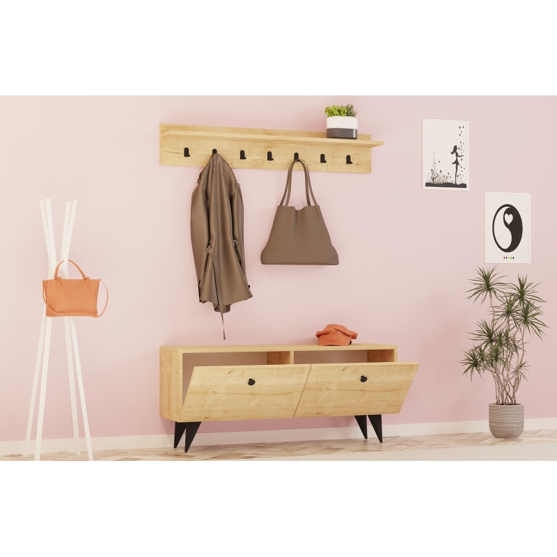 Hall Stand Rupa - Oak Oak