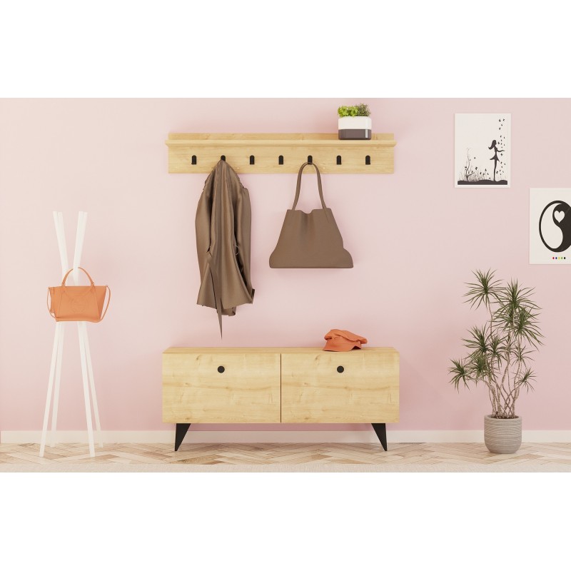 Hall Stand Rupa - Oak Oak