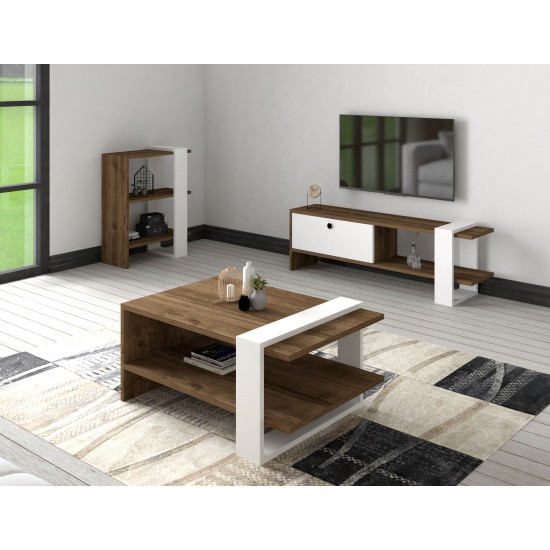 Living Room Furniture Set Gaye - Walnut, White Walnut
White Living Room Furniture Set Gaye - Walnut, White Walnut
White