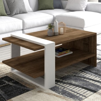 Living Room Furniture Set Gaye - Walnut, White Walnut
White