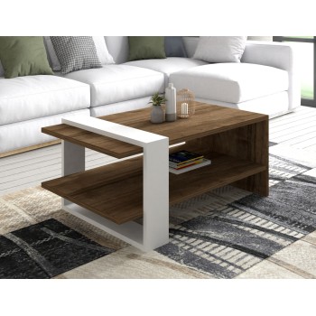 Living Room Furniture Set Gaye - Walnut, White Walnut
White