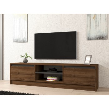 TV Stand Olça - Walnut, Anthracite Walnut
Anthracite