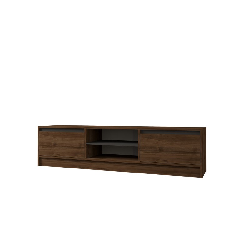 TV Stand Olça - Walnut, Anthracite Walnut
Anthracite