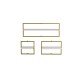 Wall Shelf Yeso - White Gold White
Gold Wall Shelf Yeso - White Gold White
Gold