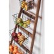 Shelf Basket Stand Miles Oak
Black