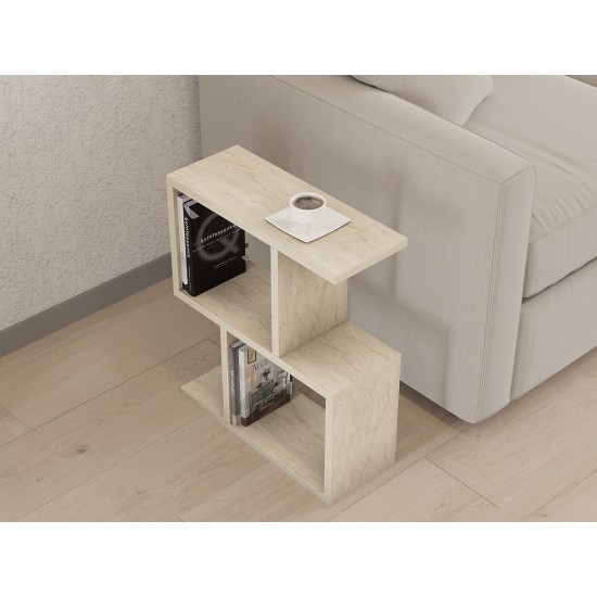 Side Table Zet - Travertine Travertine