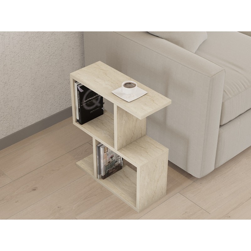 Side Table Zet - Travertine Travertine