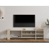 TV Stand Zeyna - Travertine Travertine