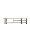 TV Stand Zeyna - Travertine Travertine