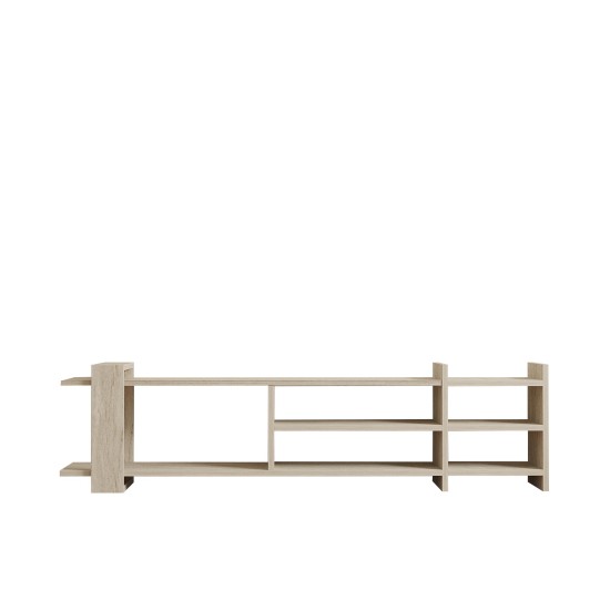 TV Stand Zeyna - Travertine Travertine TV Stand Zeyna - Travertine Travertine