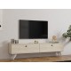 TV Stand Paris - Travertine Travertine TV Stand Paris - Travertine Travertine