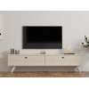 TV Stand Paris - Travertine Travertine